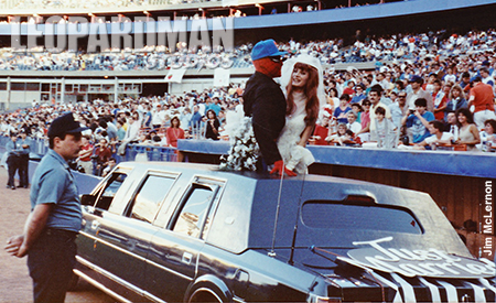 Spider-man and MJ in the limo