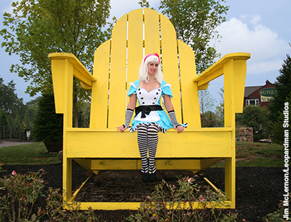 Alice in Big Yellow Chair straight